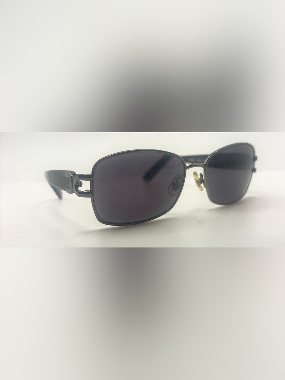 Tres Jolie by Marchon Passion Gunmetal Oval Metal Sunglasses Frames Only